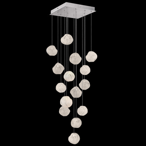 Vesta LED Pendant in Silver w/White Glass (48|866840-11LD)