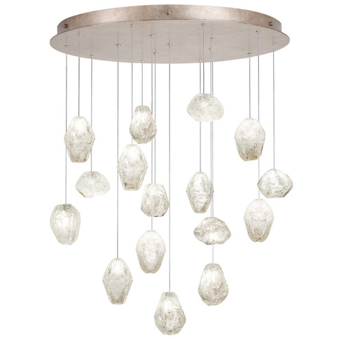 Natural Inspirations LED Pendant in Gold w/Clear Quartz Glass Drops (48|862840-23LD)