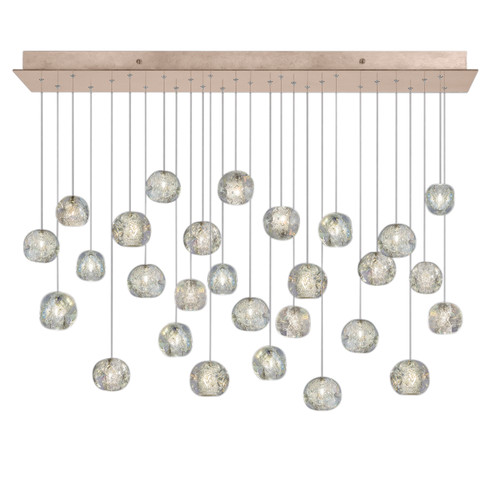 Natural Inspirations LED Pendant in Gold w/Nebula Glass Drops (48|853640-206LD)