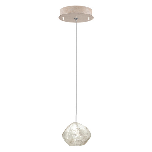 Natural Inspirations LED Drop Light in Gold w/Clear Quartz Glass Drop (48|852240-26LD)
