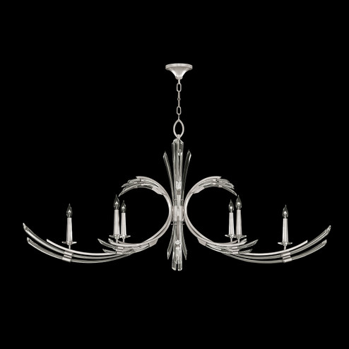 Trevi Six Light Chandelier in Silver Leaf (48|781940-1ST)