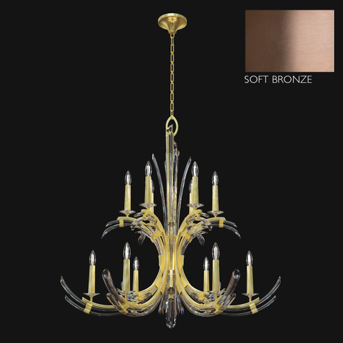 Trevi 12 Light Chandelier in Soft Bronze Ombre (48|781640-3ST)