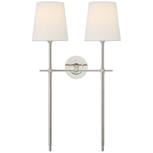 Bryant Two Light Wall Sconce in Polished Nickel (268|TOB 2025PN-L)
