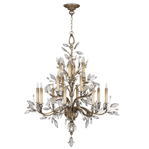 Crystal Laurel 16 Light Chandelier in Silver (48|759440ST)