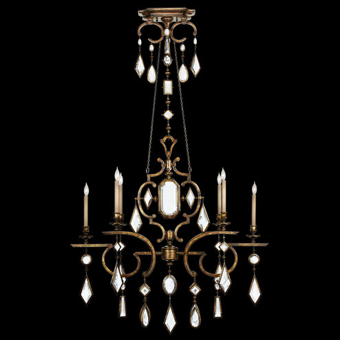 Encased Gems Six Light Chandelier in Gold (48|726040-3ST)