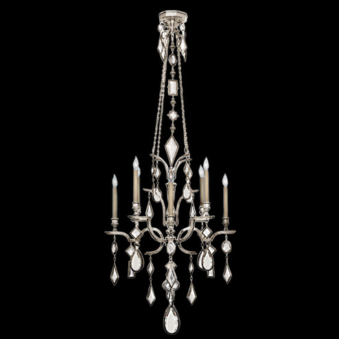 Encased Gems Eight Light Chandelier in Silver (48|725440-3ST)