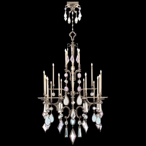 Encased Gems 24 Light Chandelier in Silver (48|714040-1ST)