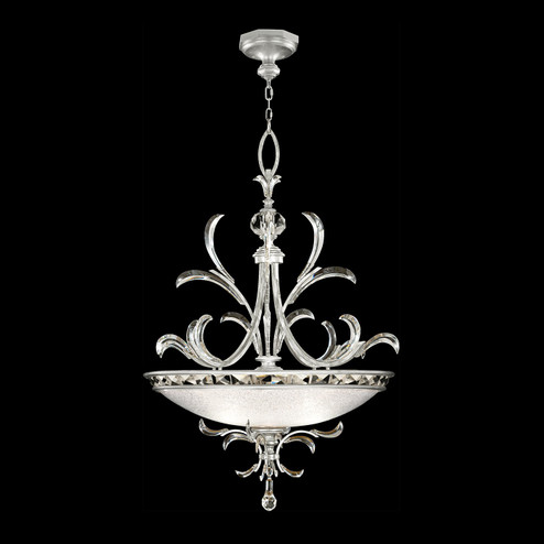 Beveled Arcs Three Light Pendant in Silver Leaf (48|704440-SF4)