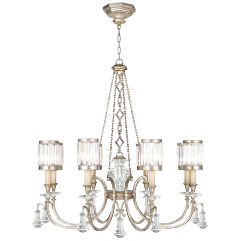 Eaton Place Eight Light Chandelier in Silver (48|585240-2ST)
