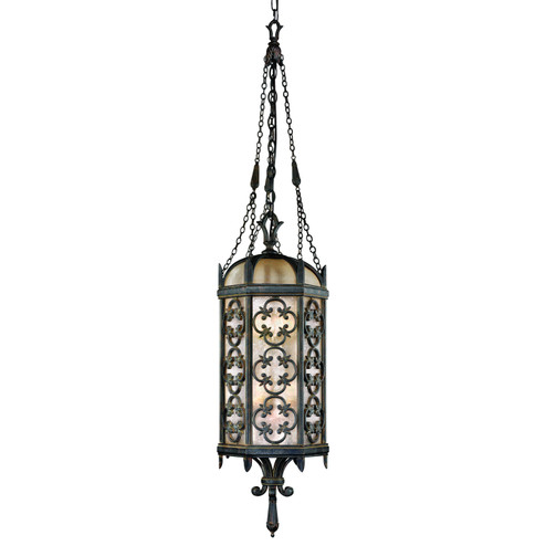 Costa del Sol Four Light Outdoor Lantern in Black (48|325282ST)