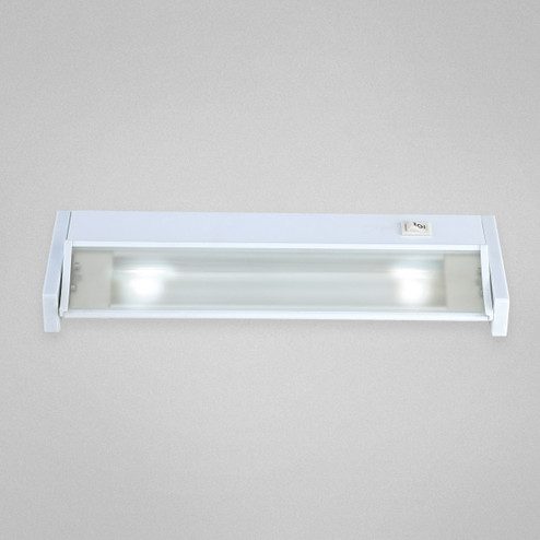 Under Cabinet Two Light Undercabinet in White (40|UC-2AG9-02X)