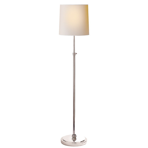 Bryant One Light Floor Lamp in Polished Nickel (268|TOB 1002PN-L)