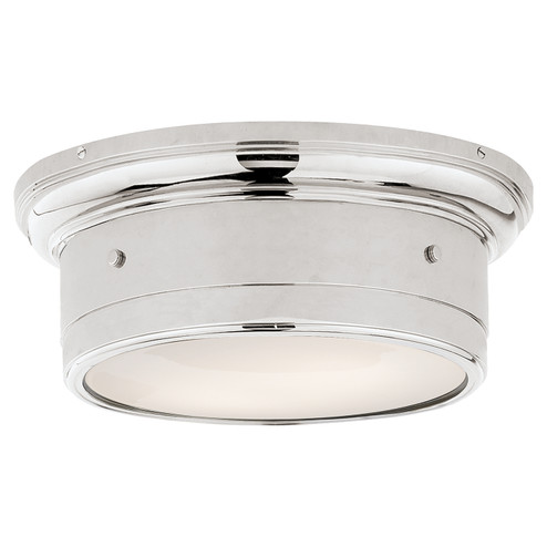 Siena2 Two Light Flush Mount in Polished Nickel (268|SS 4015PN-WG)