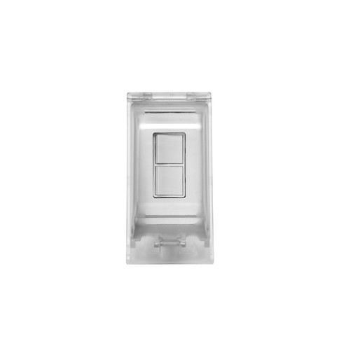 Single Duplex Switch Weatherproof Flush Mount And Gang Box in White (40|EFSWWPW)