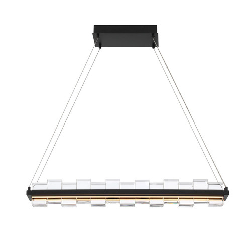 Bruco LED Linear Chandelier in Matte Black (40|45717-017)