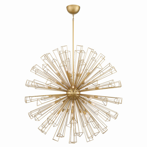 Dendelio 35 Light Chandelier in Matte Gold (40|43865-025)