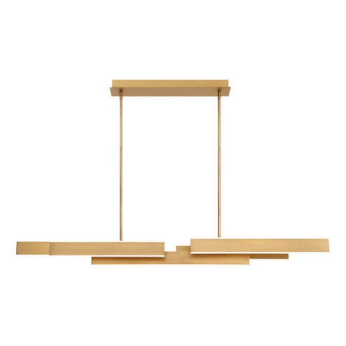 Cameno LED Linear Chandelier in Matte Gold (40|37065-027)