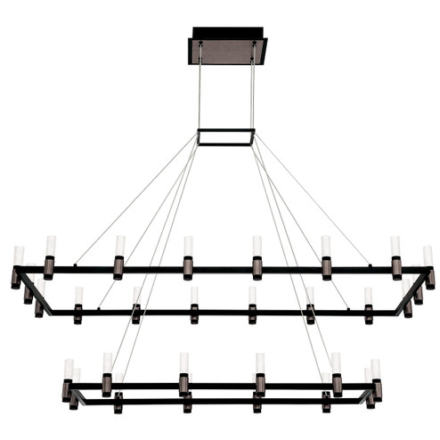 Altamont LED Chandelier in Satin Nickel-Black Mix (40|37049-010)