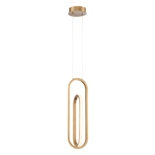 Demark LED Pendant in Matte Gold (40|37038-021)