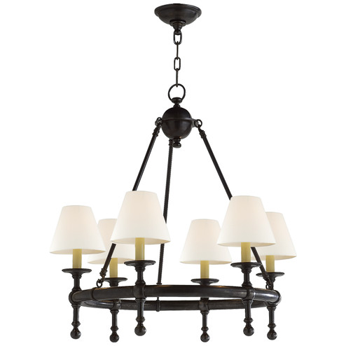 Classic Six Light Chandelier in Bronze (268|SL 5814BZ-L)