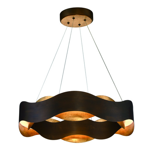 Vaughan LED Pendant in Bronze-Gold Mix (40|31783-019)