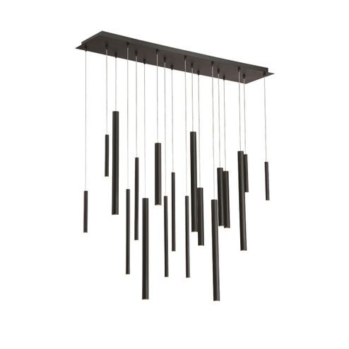 Santana LED Chandelier in Matte Black (40|31446-013)