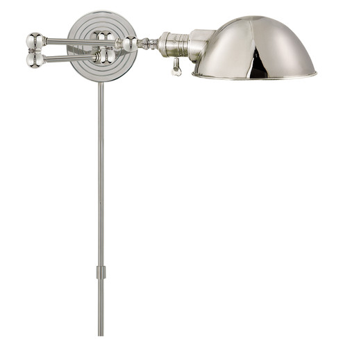 Boston Functional One Light Wall Sconce in Polished Nickel (268|SL 2920PN/SLG-PN)