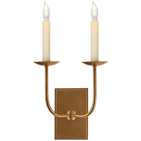 Tt Two Light Wall Sconce in Hand-Rubbed Antique Brass (268|SL 2861HAB)