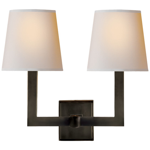 Square Tube Two Light Wall Sconce in Bronze (268|SL 2820BZ-NP)