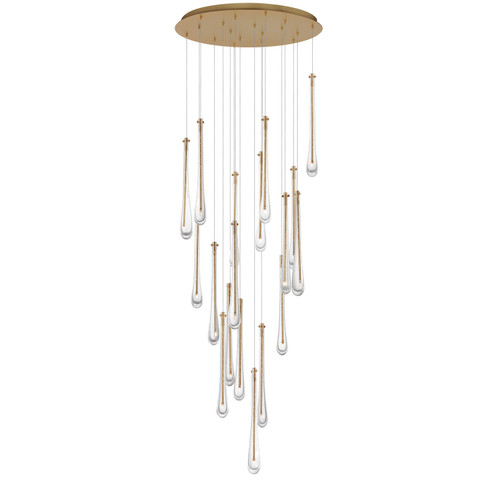 Stillo LED Pendant in Gold (86|E24219-118GLD)