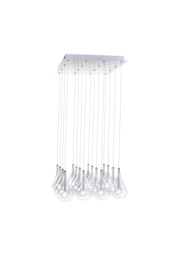 Larmes 16 Light Pendant in Polished Chrome (86|E20117-18)