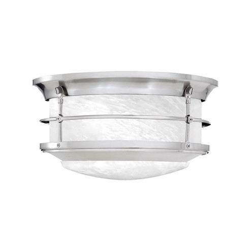 Outdoor Essentials Two Light Flush Mount in Brushed Nickel (45|SL928378)