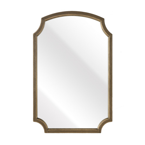 Beader Mirror in Gold (45|S0036-10600)