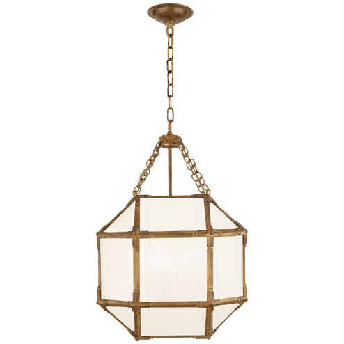 Morris Three Light Lantern in Gilded Iron (268|SK 5008GI-WG)