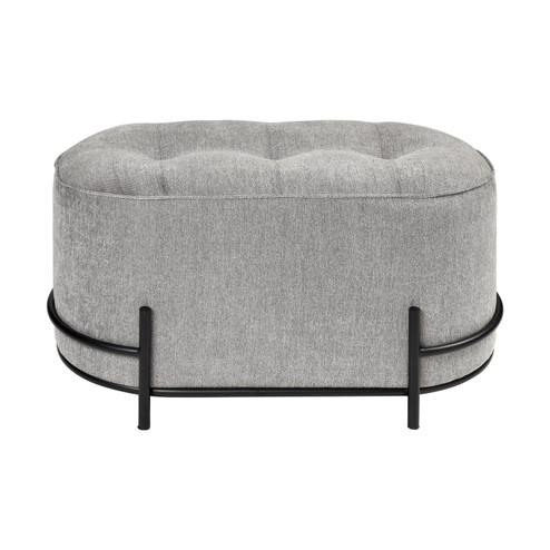 Brida Ottoman in Gray (45|S0035-7417)