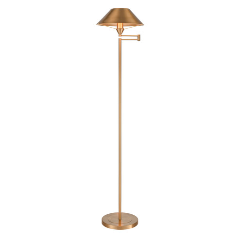 Arcadia One Light Floor Lamp in Aged Brass (45|S0019-9604)