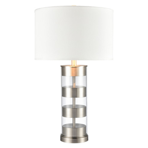 Margin One Light Table Lamp in Satin Nickel (45|S0019-8054)