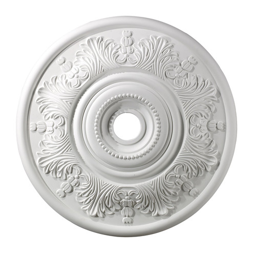 Laureldale Medallion in White (45|M1014WH)