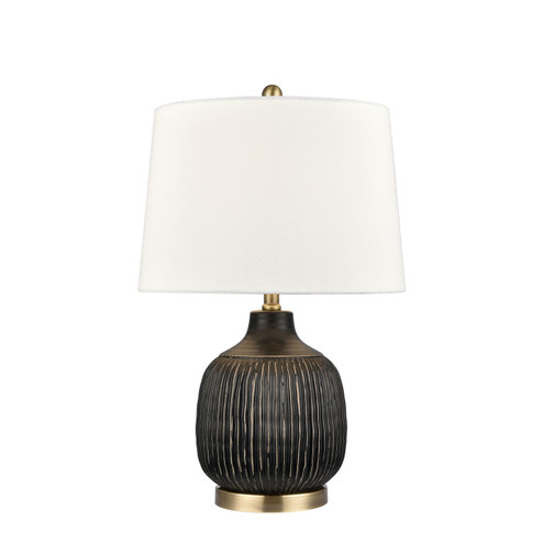 Knighton One Light Table Lamp in Antique Black (45|H0019-9492)