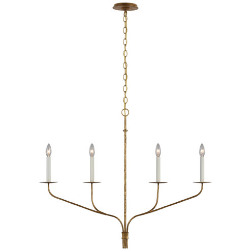 Belfair LED Linear Chandelier in Gilded Iron (268|S 5750GI)