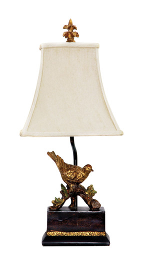 Perching Robin One Light Table Lamp in Antique Black (45|91-171)