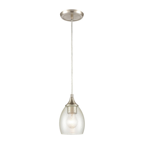 Miranda One Light Mini Pendant in Satin Nickel (45|85321/1)