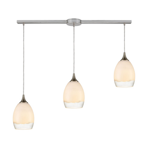 Cirrus Three Light Pendant in Satin Nickel (45|85214/3L)