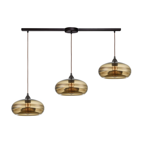 Hazelton Three Light Pendant in Oil Rubbed Bronze (45|85212/3L)