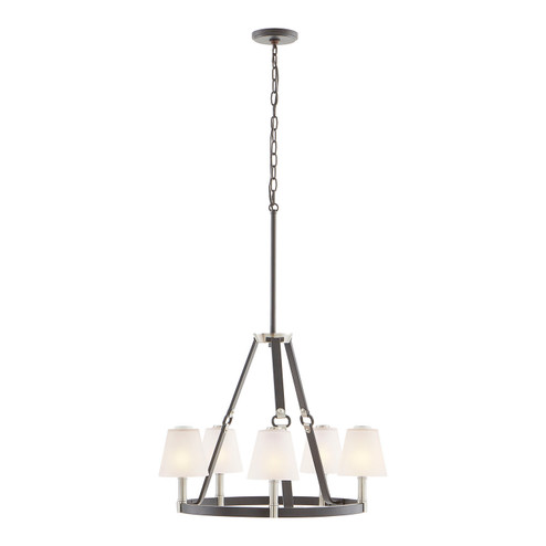 Armstrong Grove Five Light Chandelier in Espresso (45|83448/5)
