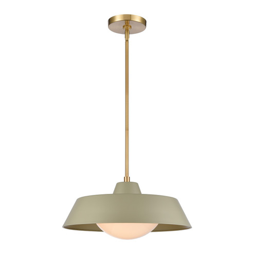 Gilman One Light Pendant in Satin Brass (45|69545/1)