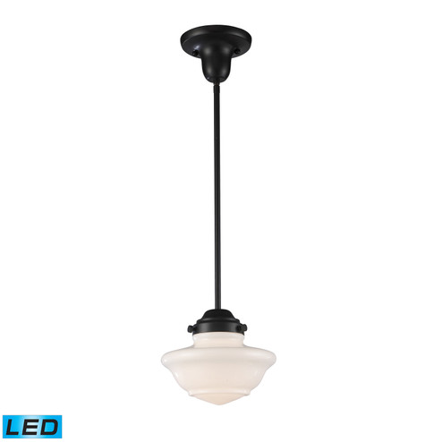 Schoolhouse LED Mini Pendant in Oiled Bronze (45|69052-1-LED)