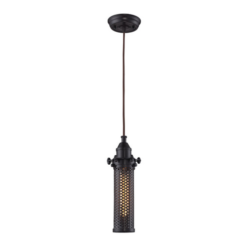 Fulton One Light Mini Pendant in Oil Rubbed Bronze (45|66325/1)