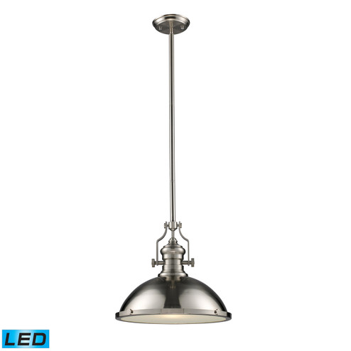 Chadwick LED Pendant in Satin Nickel (45|66128-1-LED)