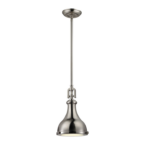 Rutherford One Light Mini Pendant in Brushed Nickel (45|57050/1)